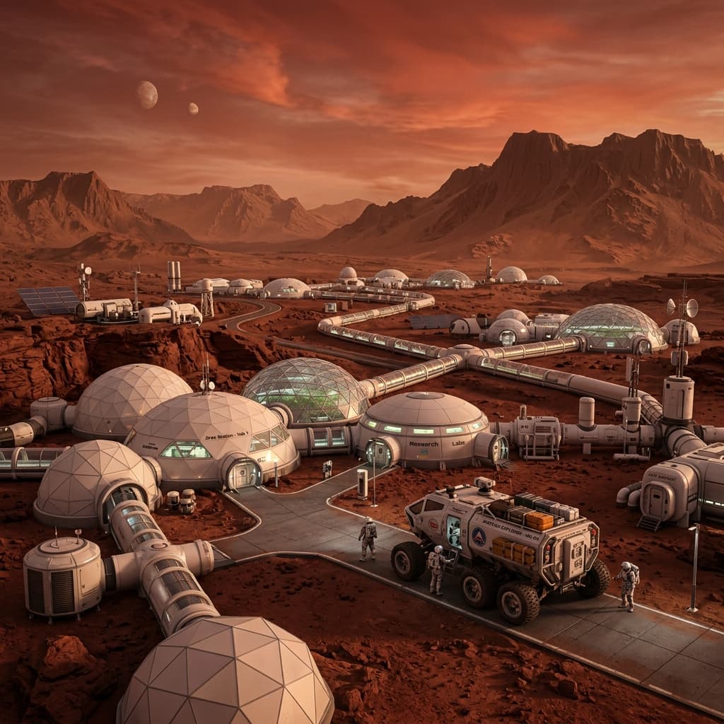 Mars Base Landscape