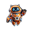 Helper Robot Mascot